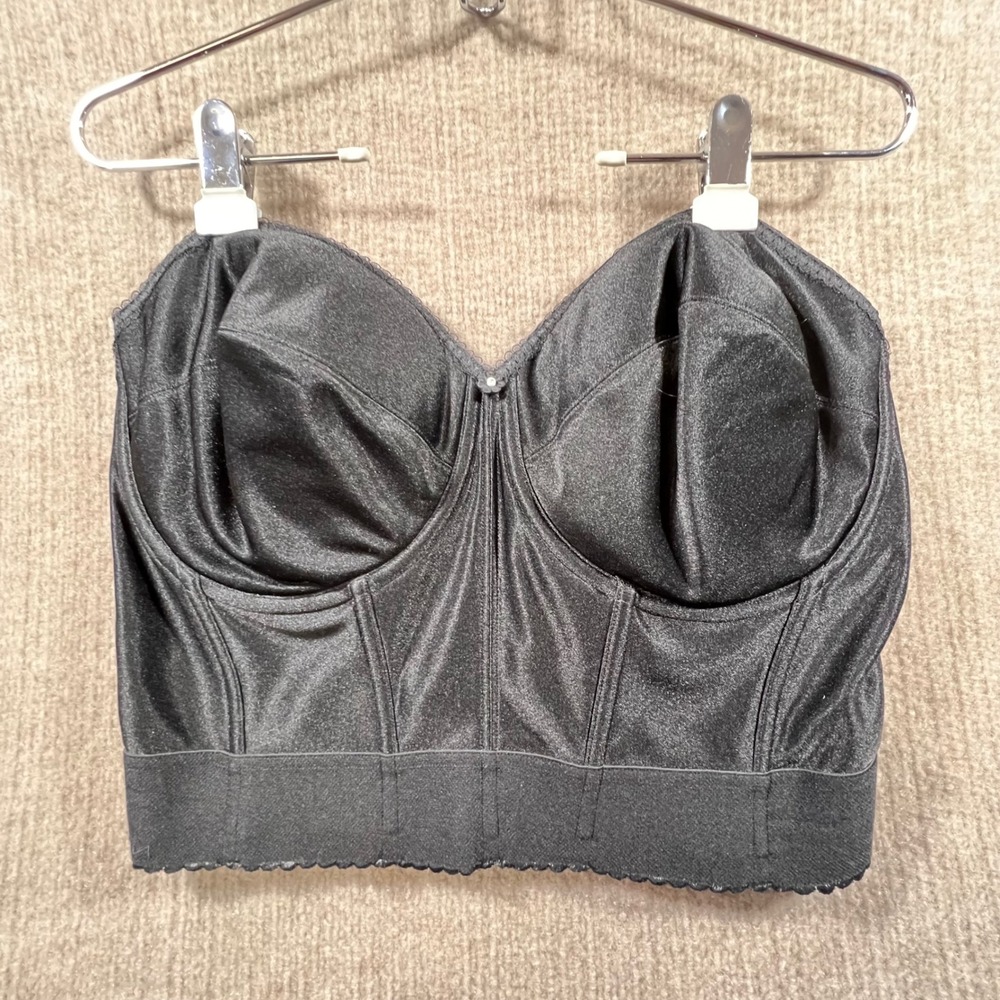 Dominique Apparel Black Longline Strapless Bra 40DD E